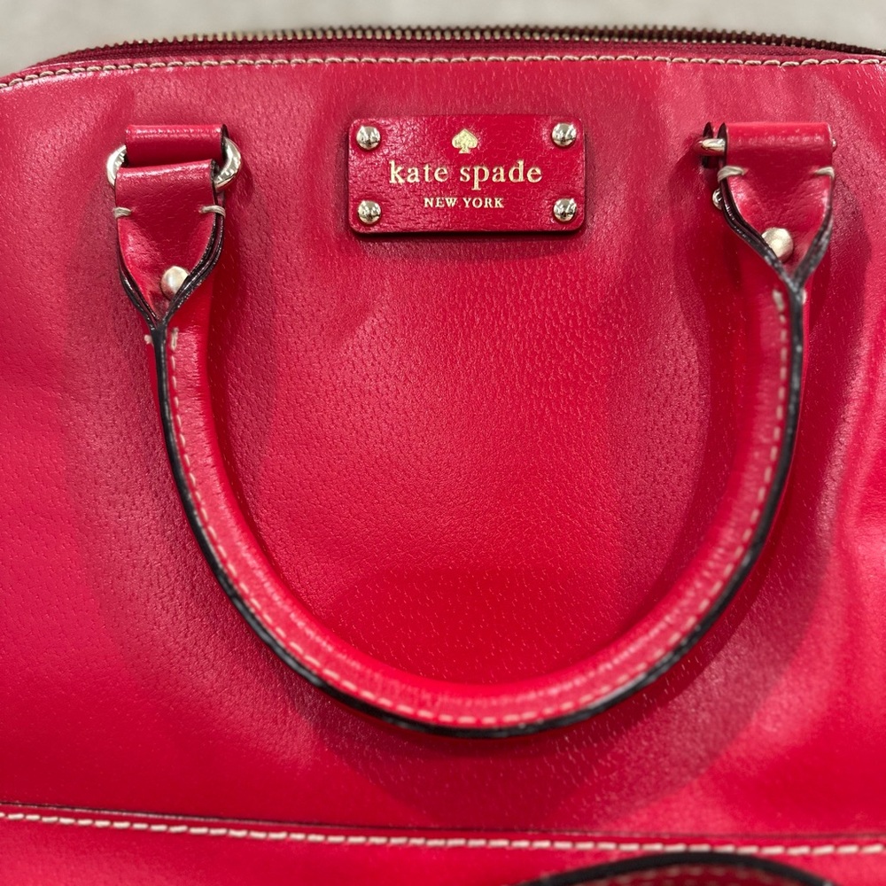 Kate Spade Cherry Red Satchel - Picture 2 of 10
